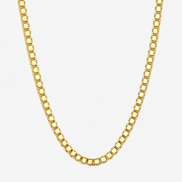 Gold Square Link Chain