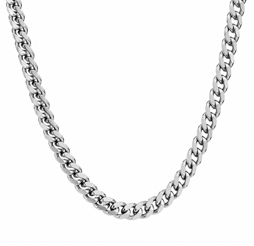 Silver Cuban Link Chain