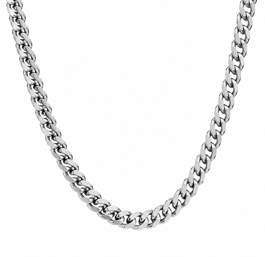 Silver Cuban Link Chain