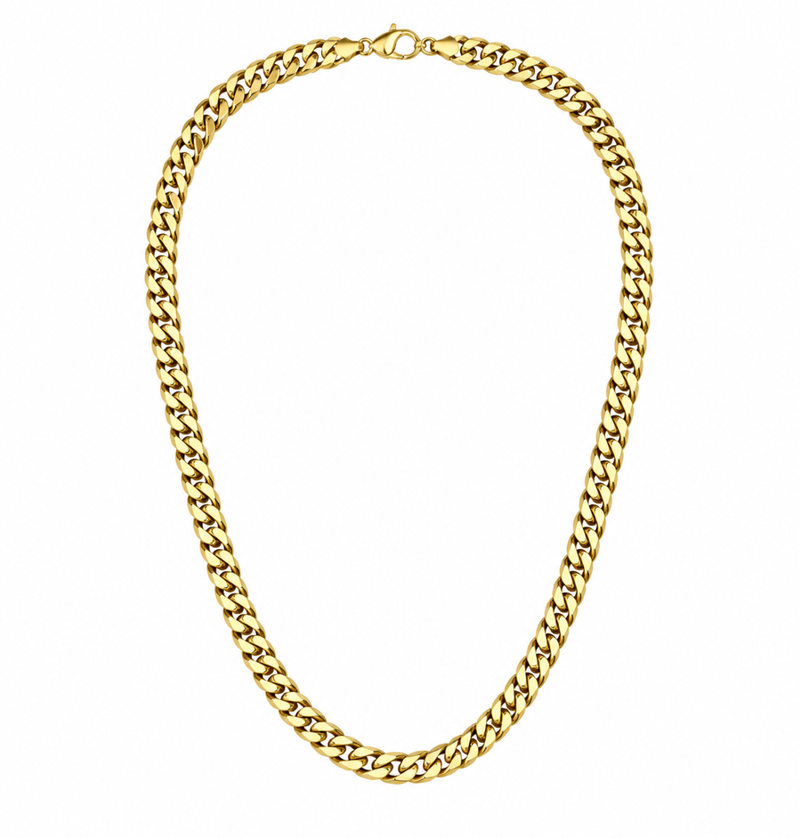 Royal Gold-Tone Cuban Link Chain