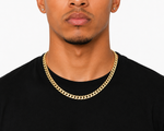 Royal Gold-Tone Cuban Link Chain