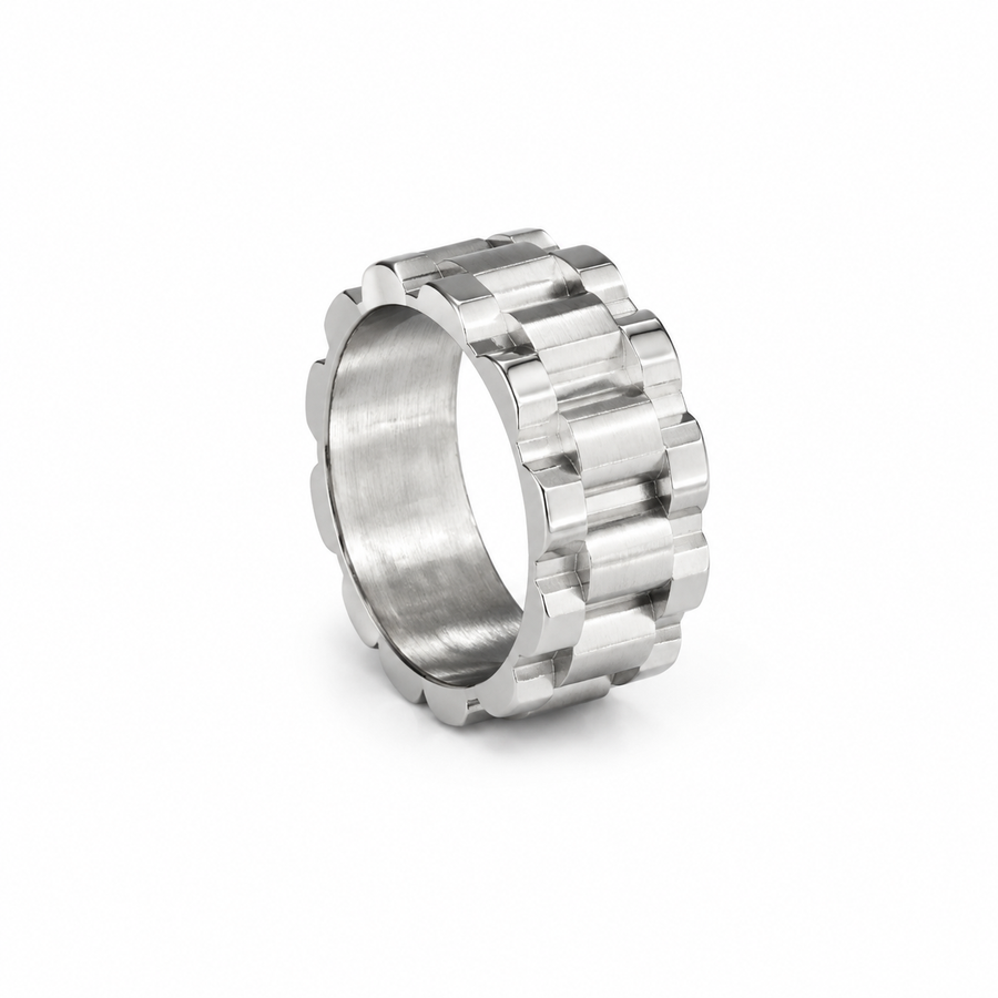 Watch Link Ring - Gold