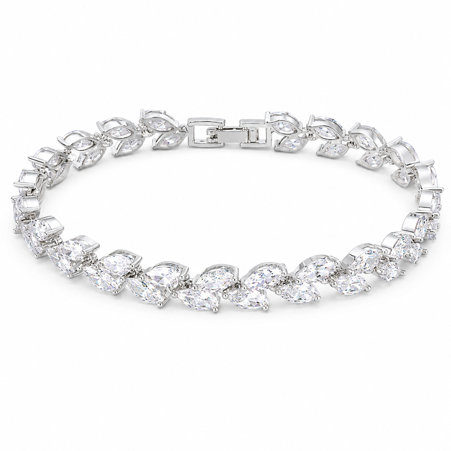 Blad Armband - Zilver