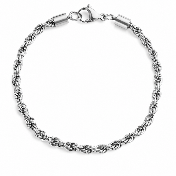 Rope Chain Bracelet - Silver