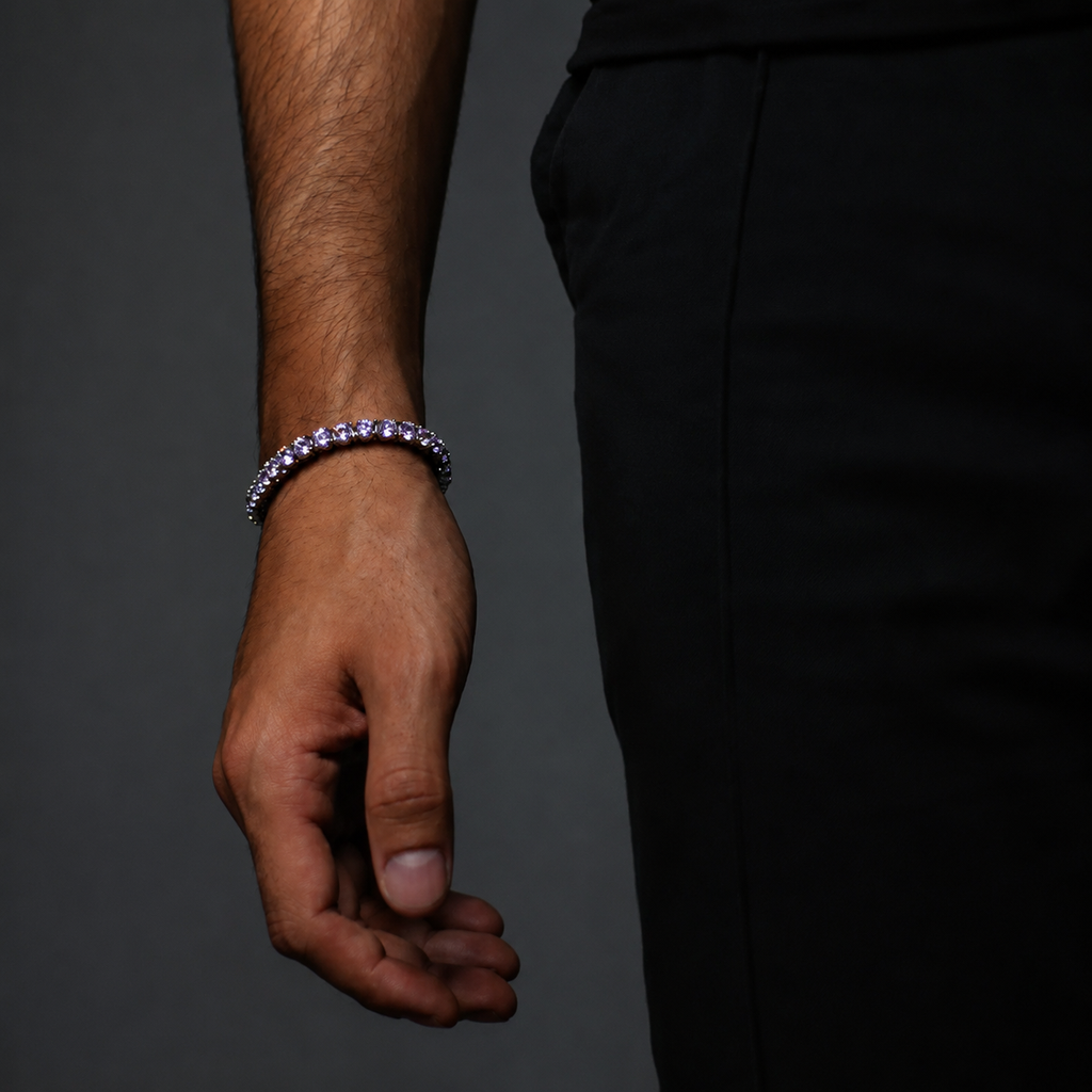 S925 Sterling Silver 4mm Zirconia Tennis Bracelet
