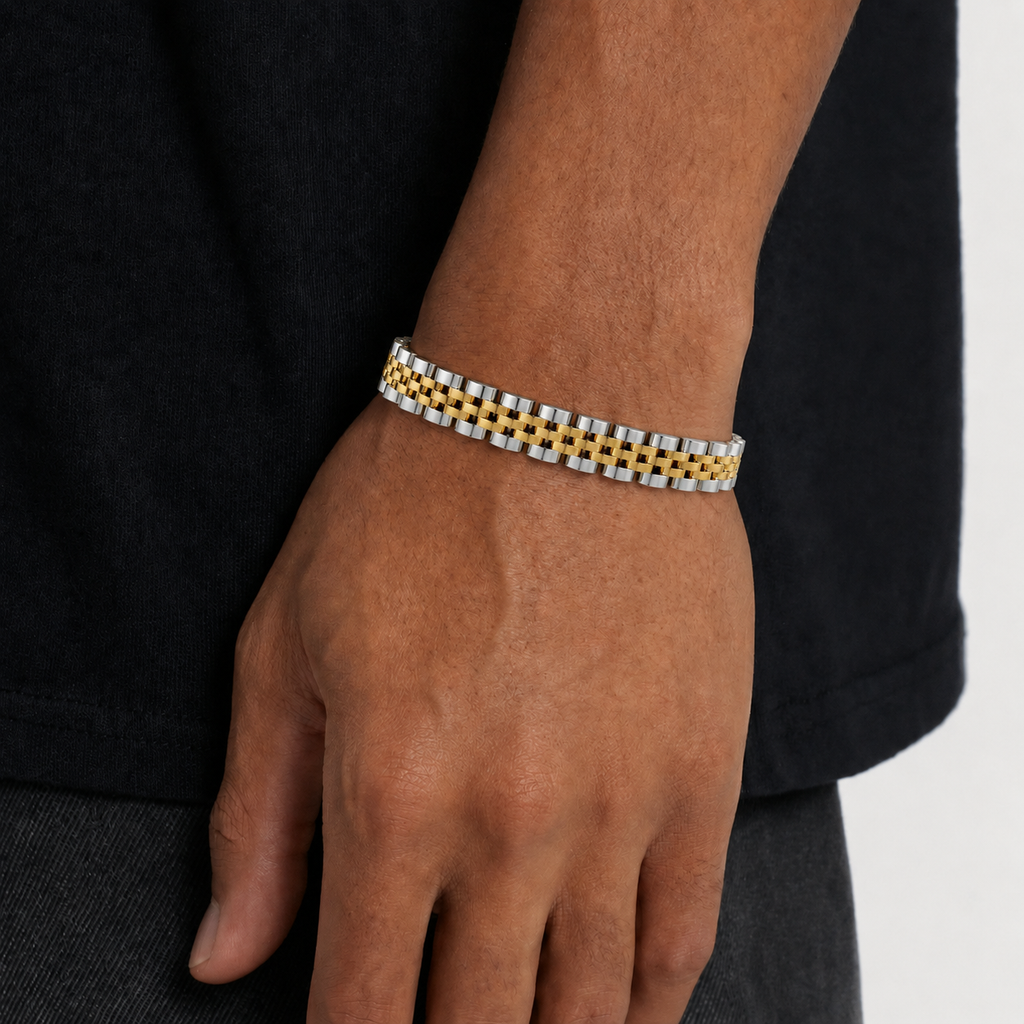 Classic Jubilee Link Bracelet – Stainless Steel