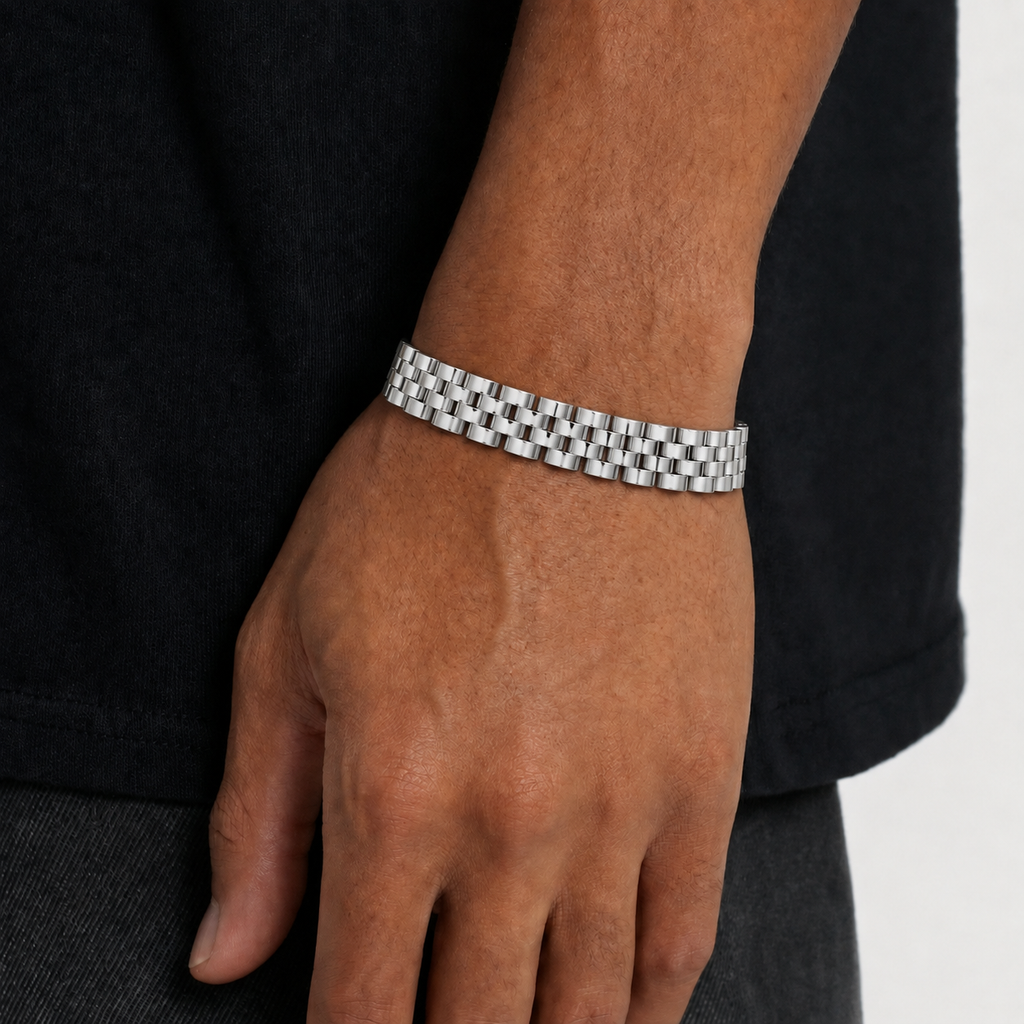 Classic Jubilee Link Bracelet – Stainless Steel