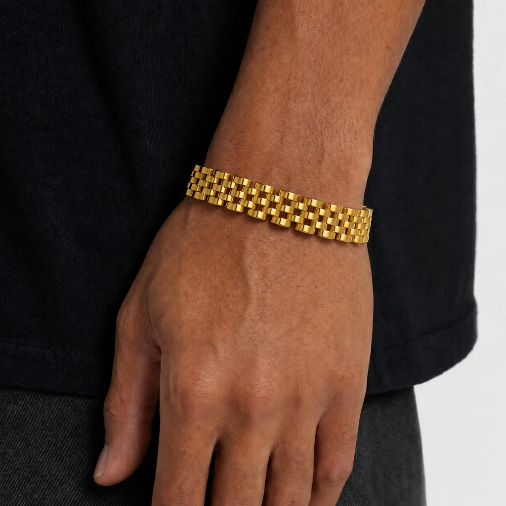 Classic Jubilee Link Bracelet – Stainless Steel