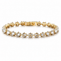 Starlight Crystal Bracelet – Silver & Gold
