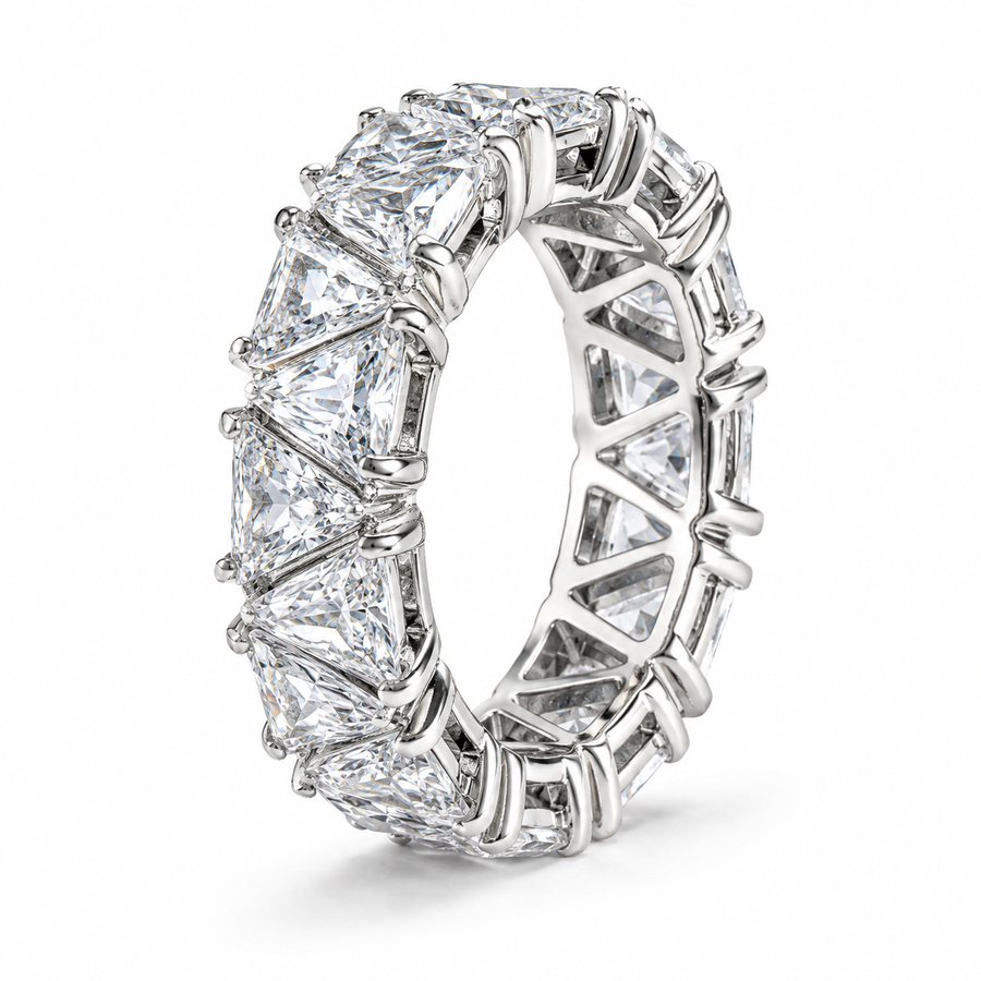 Driehoekige Zirkoonring