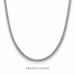 Brazil Legacy Iced Pendant & Chain - Silver