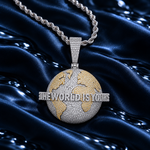The World Is Yours Iced Pendant