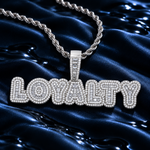 Loyalty Iced Pendant - Silver