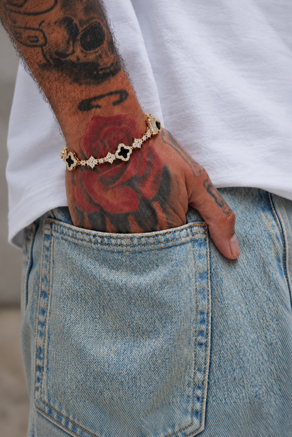 Clover Link Bracelet - Gold