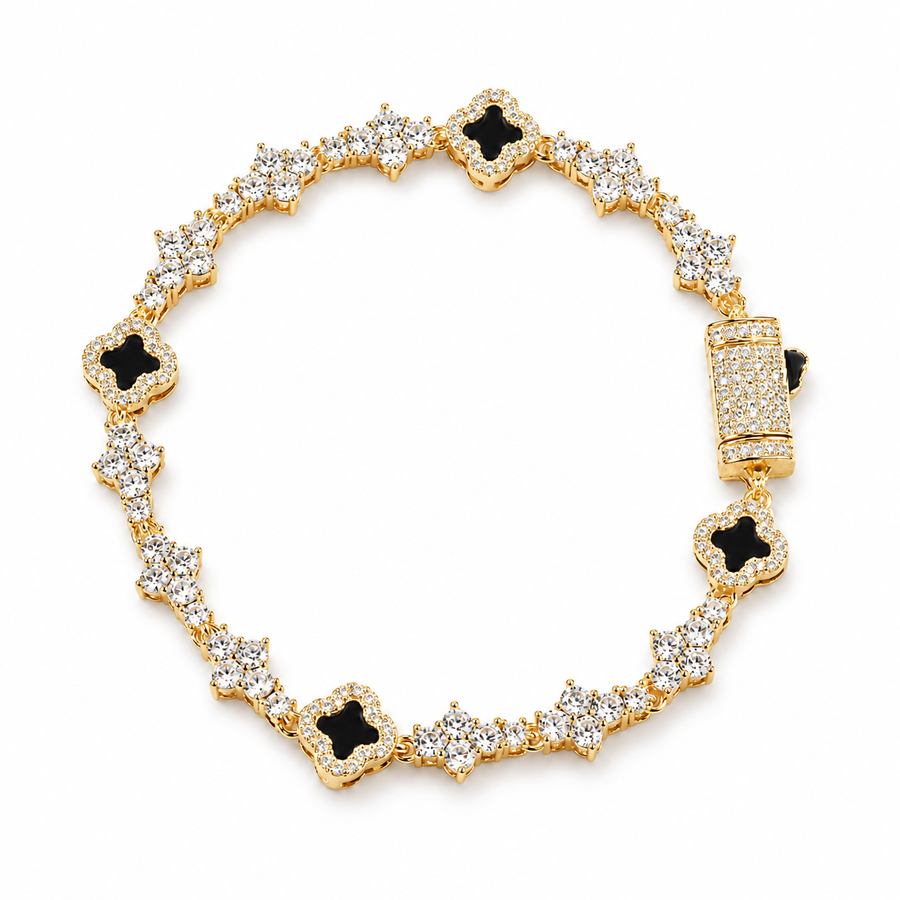 Clover Link Bracelet - Gold