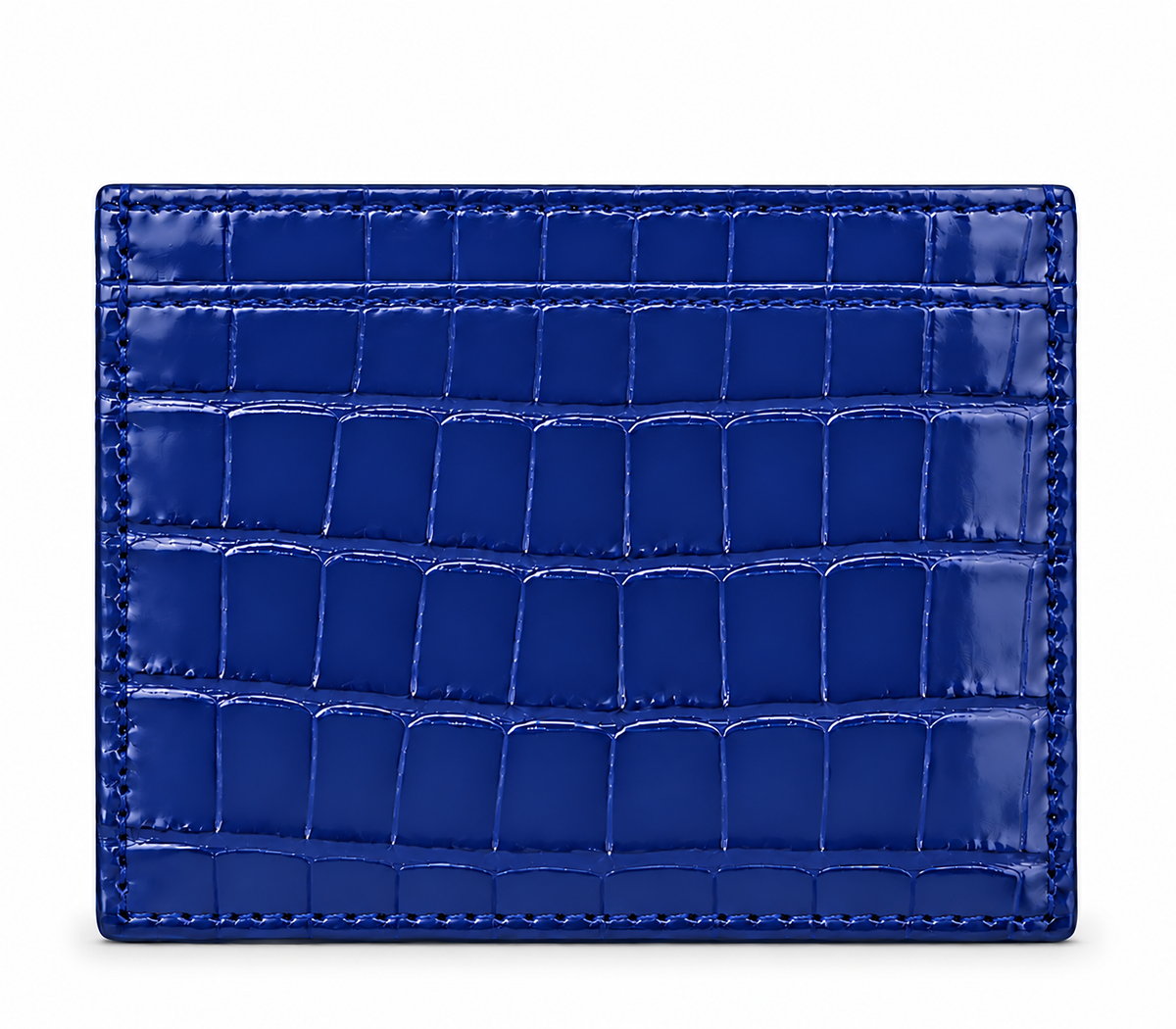 Croco Card Holder - Royal Blue
