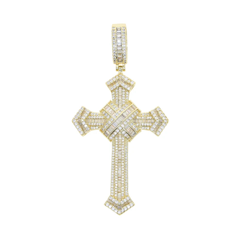Eternal Cross Pendant & Necklace - Gold