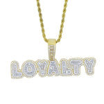 Loyalty Iced Pendant - Gold