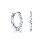 Zircon Hoop Earrings