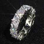 Driehoekige Zirkoonring