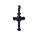 Eternal Cross Pendant & Necklace - Black