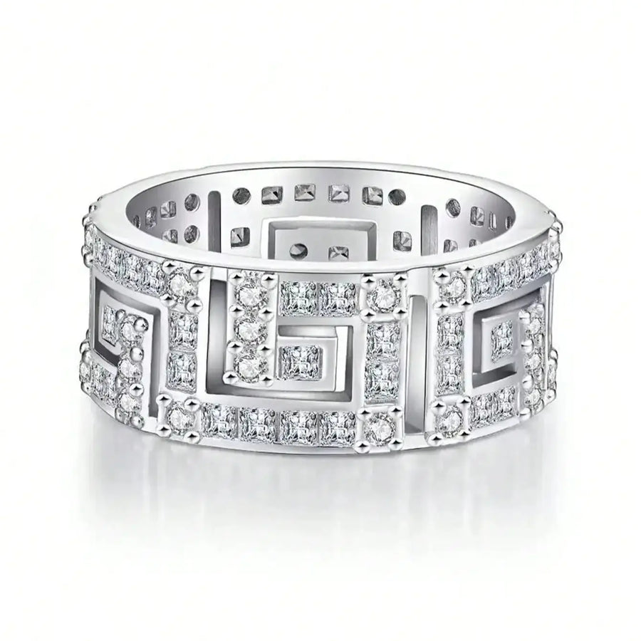 Maze Zircon Ring