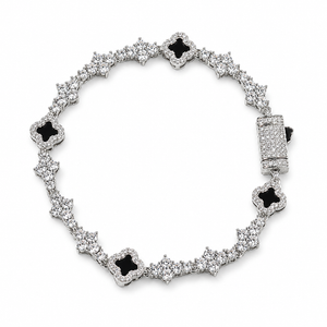 Clover Link Bracelet - Silver