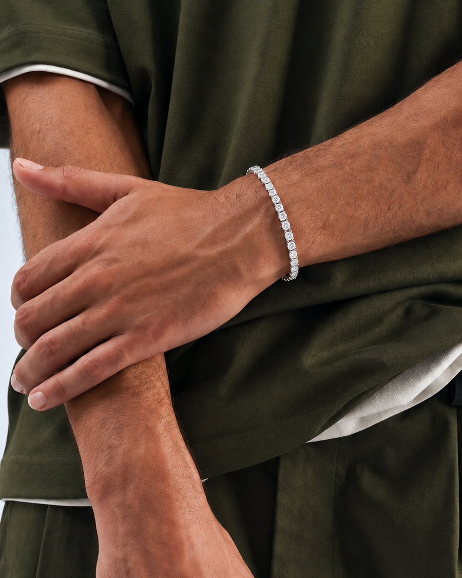 Zilveren Zirkonia Tennisarmband