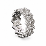 Iced Cuban Link Ring voor Heren